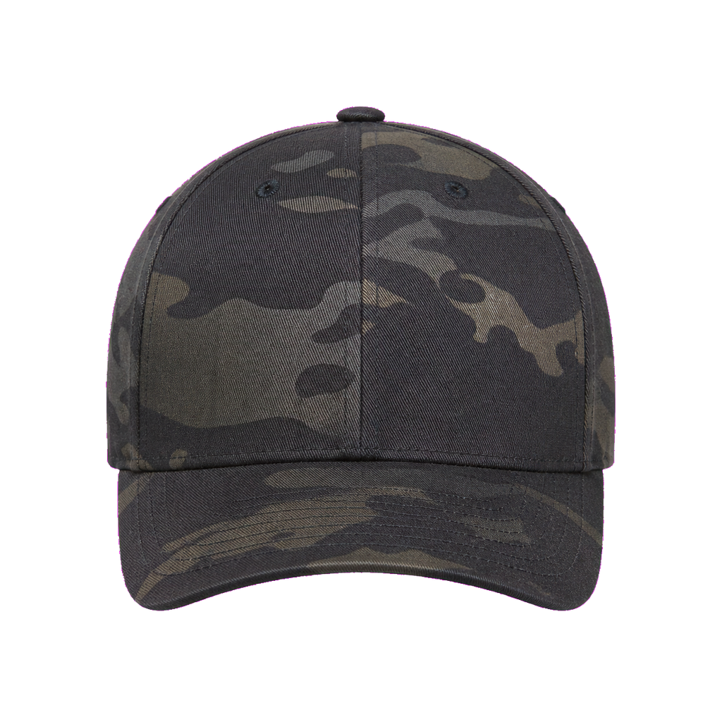 Keps Yupoong Multicam Baseball Flexfit – rak framsida