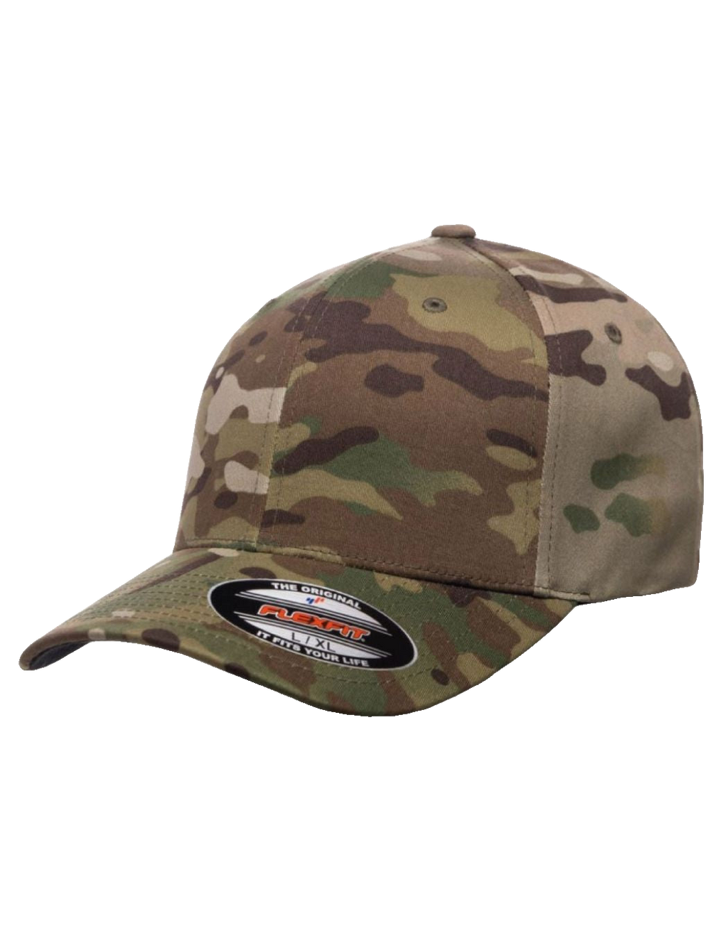 Keps Yupoong Multicam Baseball Flexfit – produktbild 1