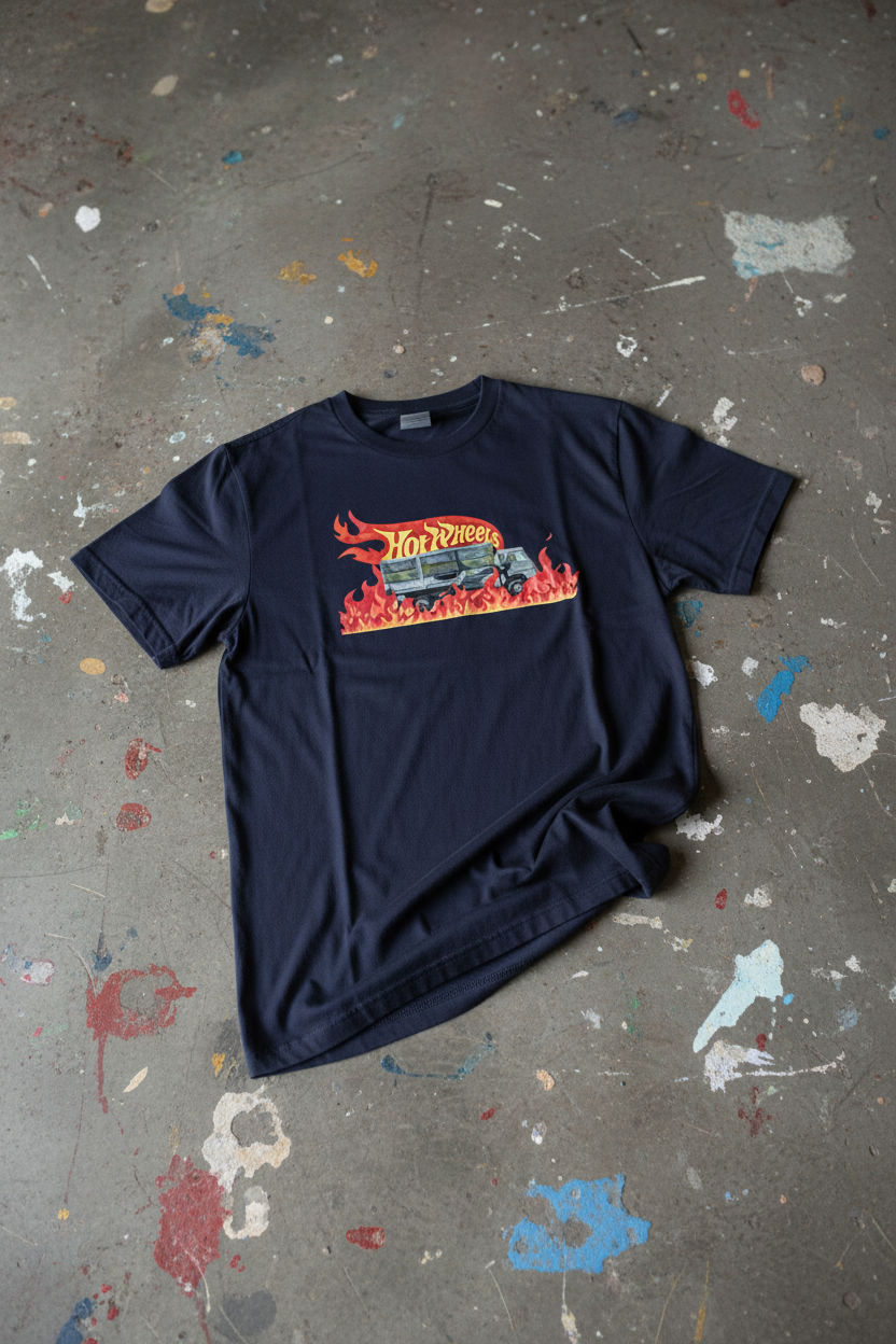 T-shirt Hot Wheels TGB 20 – framsida, betonggolv