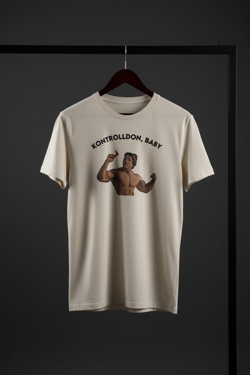 T-shirt Kontrolldon Baby på galge