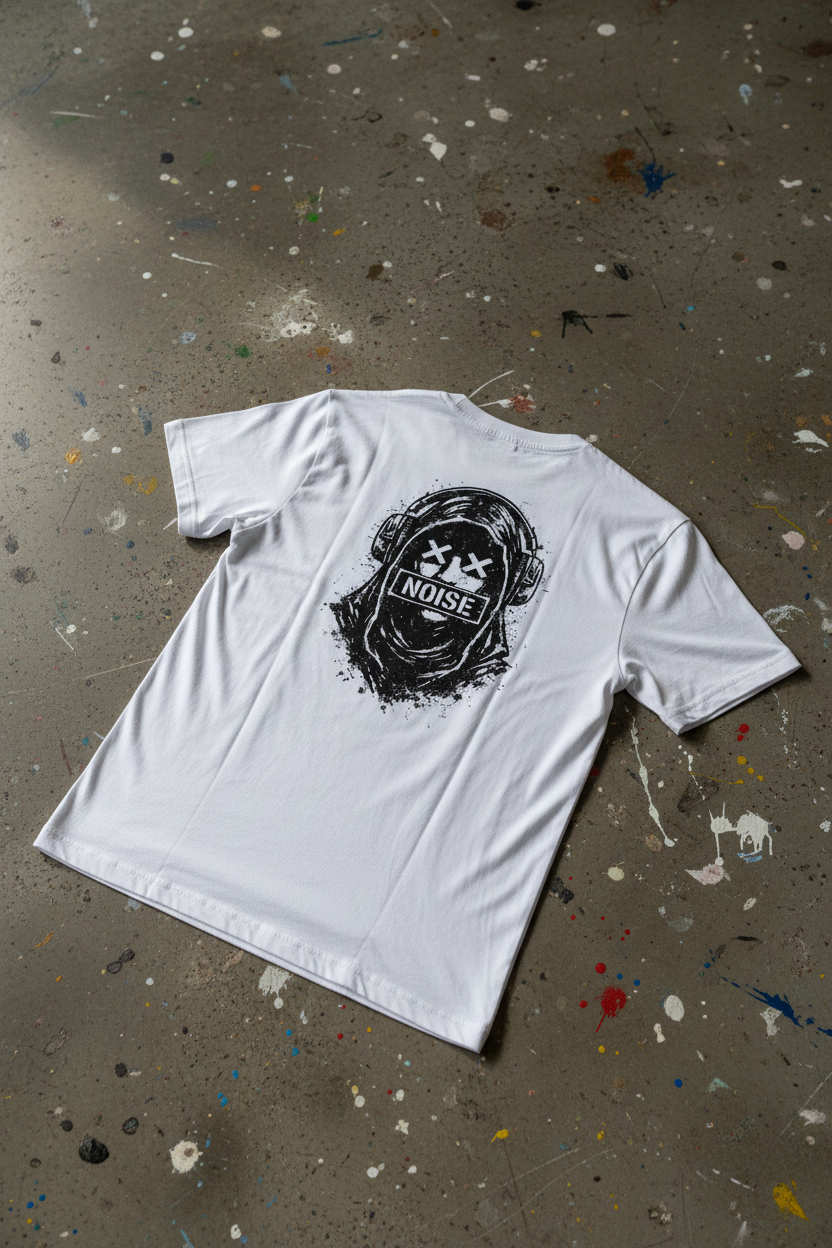 T-shirt NOISE – rygg, betonggolv