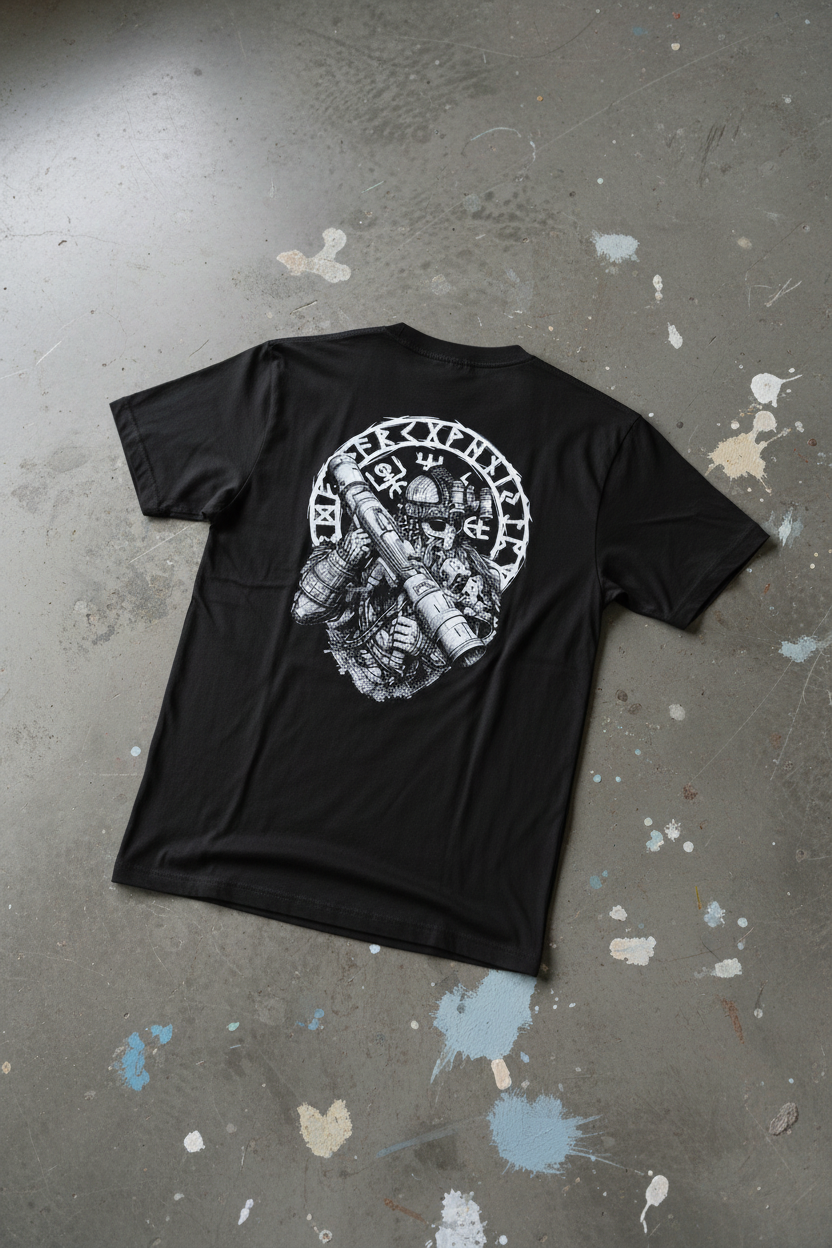 T-shirt Southern Viking – rygg, betonggolv